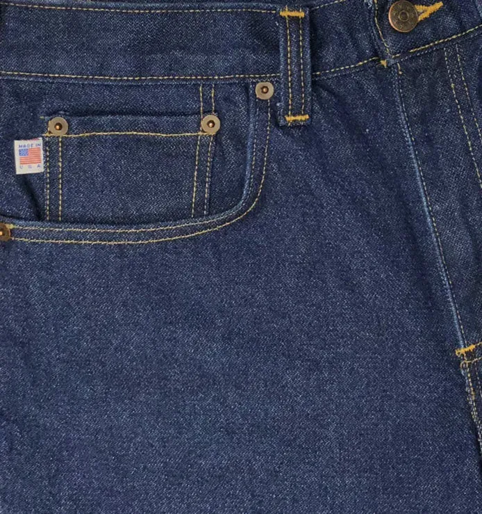SECONDS - SECAA1873D - MEN'S CLASSIC JEAN - DARK STONEWASH - MADE IN USA