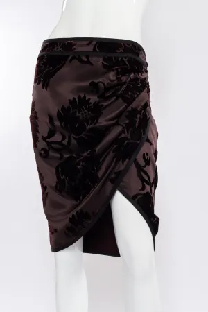 Zigzag Patterned Men's Silk Shorts